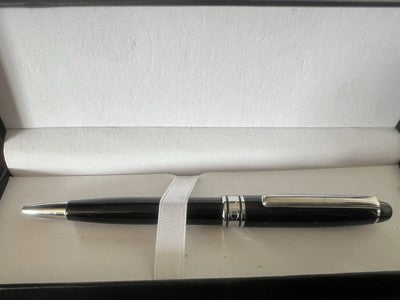 Balenciaga Stift Kugel Lack Schwarz Leisten Chrom Schreibt 