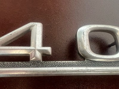 🔴 Stemma MERCEDES 240D furgone emblema scritta logo metallo originale