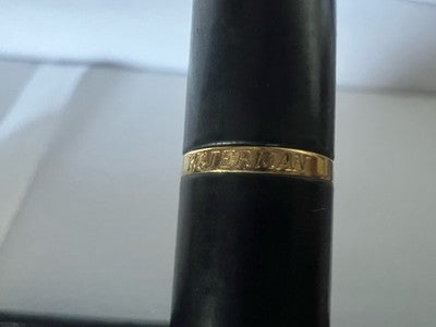 🔴 WATERMAN penna sfera Hemisphere lacca nera satinata profili dorati scrive