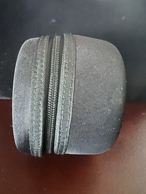 🔴 BREITLING scatola orologio tessuto semi rigido cilindrica da viaggio vintage