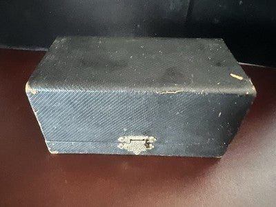 🔴 Scatola orologi tasca box 2 posti Horacelli Genève seta antica Parigi 1800