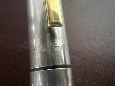 Auretta Stylo-Plume Stylo à Plume par Aurora Eliz Avec Cartouches Vintage 1970