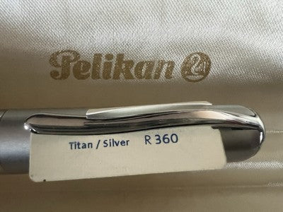 🔴 PELIKAN penna sfera Epoch P360 titan silver scrive refill roller
