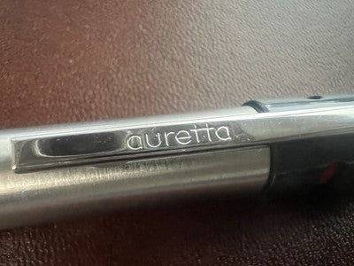 Auretta Stylo-Plume Sphère par Aurora Club Chrome Rouge Et Bleu Écrit Rétro 70