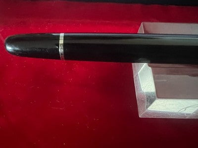 🔴 MONTBLANC Meisterstück Platinum PIX Kugelschreiber schreibt mit perfektem Etui