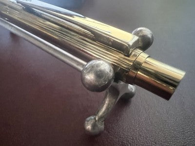 🔴 SHEAFFER penna sfera dorata pulsante a scatto scrive Giappone vintage