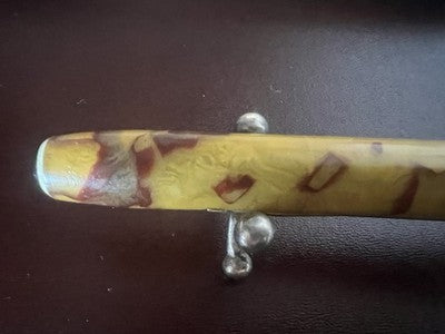 Wearever Stylo à Plume Celluloïd Marbré Levier Écrit F Vintage 1940 