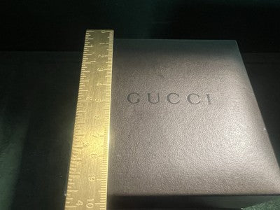 🔴 GUCCI box scatola orologio bracciale astuccio cofanetto custodia con cuscino