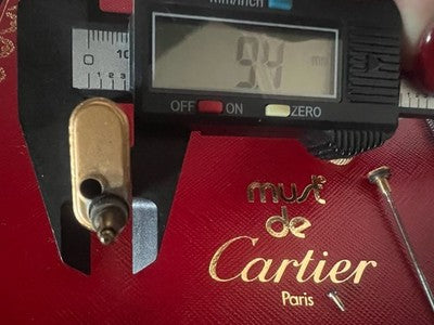 Cartier Must Briquet Parties Intérieures Original Vintage Numérotés Paris