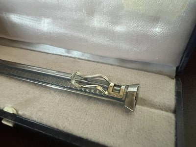 🔴 SARASTRO matita meccanica Unitas guilloché triangolo rilievo mine vintage