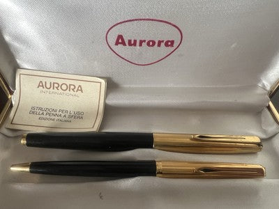 Aurora Stylo-Plume Stylo à Plume 98 Riserva Magique Or F Et Sphère Vintage