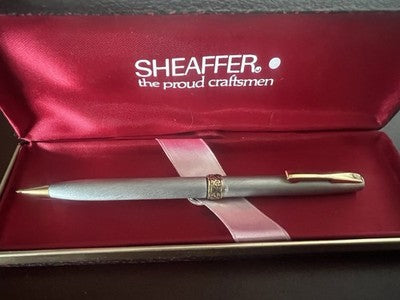 Sheaffer Pencil Mechanical Chrome Trim With Decor Engraved Vintage '60 