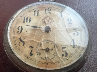 Roskopf Montre Poche Homme De Examen Pièces Vintage