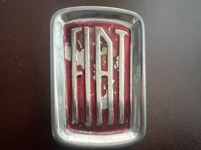 🔴 FIAT 600 calandra grigia con logo RICAMBIO ORIGINALE anche pulmino vintage