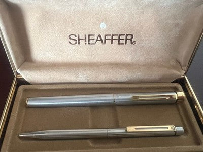 Sheaffer Stylo-Plume Sphère + Roller Imperial Triumph Métal Chrome Profils