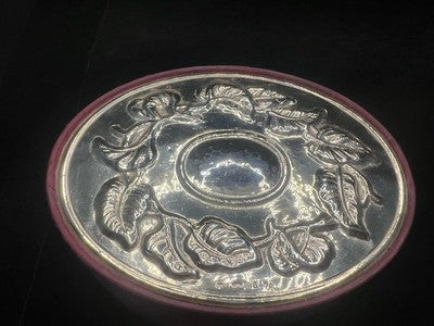 🔴 Scatola box orologio ARGENTO 925 gioiello astuccio cofanetto seta rigida