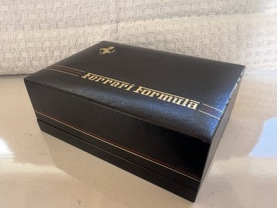 🔴 FERRARI box scatola orologio astuccio custodia formula by Cartier vintage