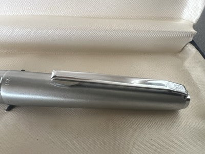 🔴 PELIKAN penna stilografica P479 pennino cromato F a cartuccia scrive vintage