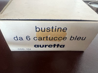 Auretta Aurora Cartouches Stylo-Plume 40 Paquets 200 Pièces Bleu Noir