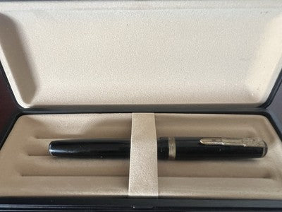 🔴 TROPEN GOLD penna sfera 225 carica inchiostro a pistone scrive vintage 1950