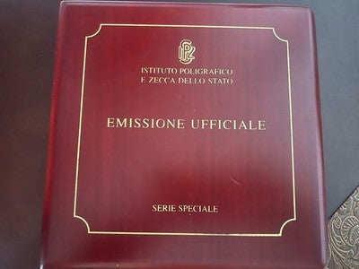 🔴 Scatola ufficiale legno emissione speciale monete/medaglie 43 mm