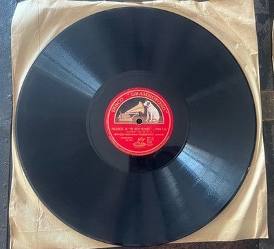 Disques La Voix Du Maître 78 Tours Gomme Laque Chopin Polonaise Gramophone 2 PZ