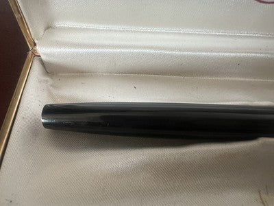🔴 AURORA penna stilografica Duo Cart pennino ORO cappuccio cromato vintage