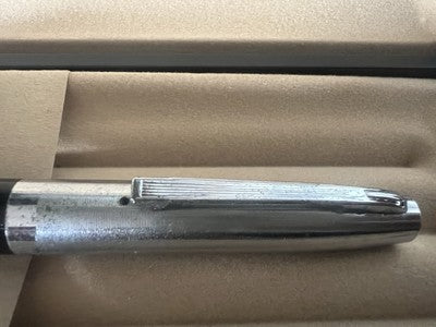 🔴 Vintage-Füllfederhalter aus Italien mit Innenkolben, funktionsfähig, B 