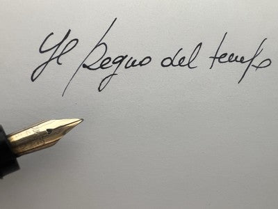 Enrika Pen Fountain Pen Reentrant Pen Gold Works Vintage