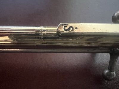 SHEAFFER Gold Ballpoint Pen Click Writes Japan Vintage