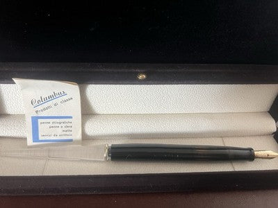 Columbus Stylo-Plume Stylo à Plume Bureau Extra 21 Piston Or 14 Vintage