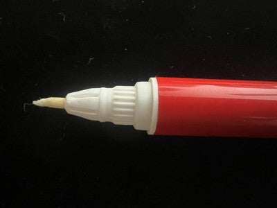 🔴 HERLITZ penna stilografica Tornado SLS rossa a cartuccia scrive vintage