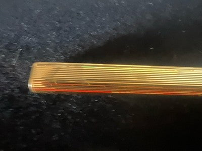 Cartier Pen Fountain Pen Vendome Trinity Pen F Plated Gold A 