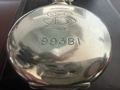 🔴 ZENITH orologio tasca Ferrovie Stato Gran Prix 1900 ASSEGNATO capo stazione