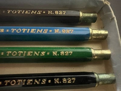 Koh-I-Noor Crayons Mécanique Studio Professionnel Totiens N 827 Vintage 4pz
