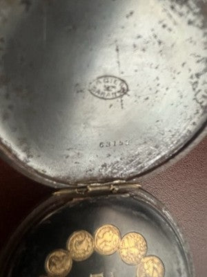 Postala Taschenuhr Anker Porzellan Vintage Teile Ersatzteile Reparatur