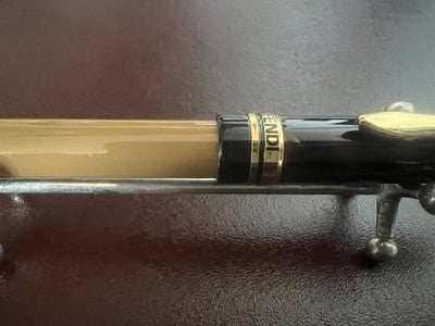 Fendi Pen Fountain Pen Lacquer Double Colour Finishes Golden Pen (M)