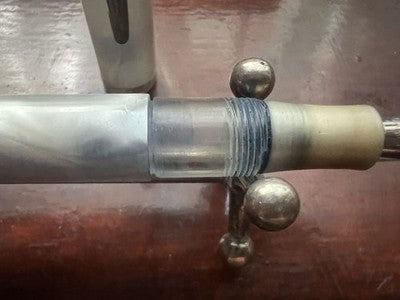 🔴 MONTEGRAPPA penna stilografica celluloide effetto madreperla garanzia vintage