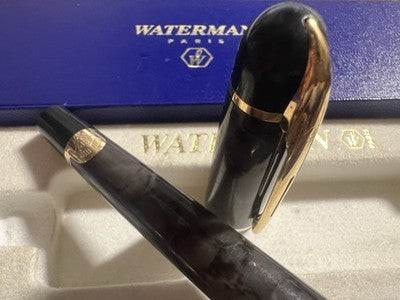 Waterman Stylo-Plume à Bille Marbré Phileas Recharge Rollerball Avec Trousse