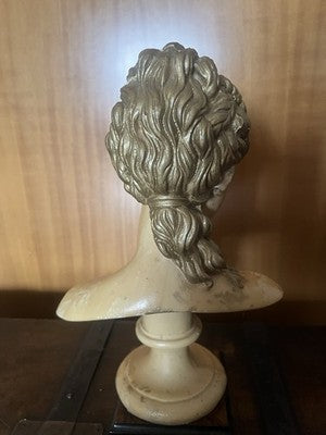 Sculpture Classic Bust Proserpina Paste Marble Art Bazzanti Florence Vintage