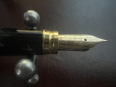 Waterman Pen Fountain Pen Le Man 100 Lacquer Pen Gold 18 KT Ef Warranty