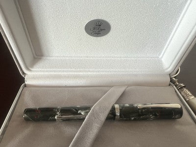 🔴 WATERMAN'S penna stilografica 94 celluloide leva pennino ORO scrive vintage