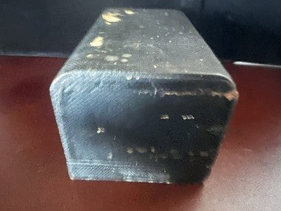 🔴 Scatola orologi tasca box 2 posti scrigno pitone e seta turchese antica 1800