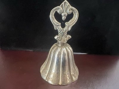 Glocke Campanella Bell Metall Fest Griff Verziert Vintage