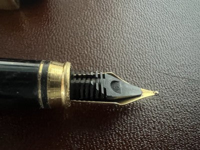 Andre' Denis Stylo-Plume Stylo à Plume Laque Noire 8 Avec Cartouches 