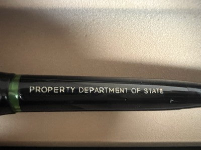 🔴 Penna stilografica PROPRIETY DEPARTMENT OF STATE America scrive vintage
