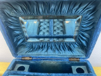 Jewelery Box Victorien Coffre Avec Serrure 1800 Vintage Dress Box 