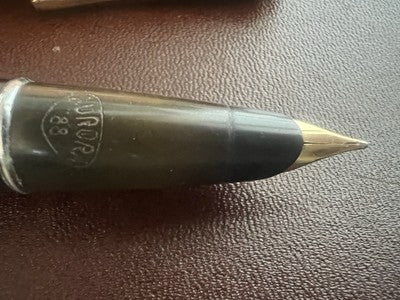 Aurora Füllfederhalter 88, 14 Karat Gold, Kolbenmarkierung, Vintage 896608 