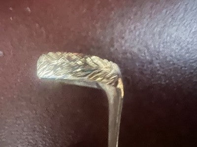 🔴 AURORA clip cappuccio penna stilografica foglie alloro placcata ORO vintage