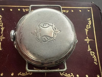 Armbanduhr Silber 800 Frauen Handgelenk Teile Ersatzteile Zylinderkopf 21